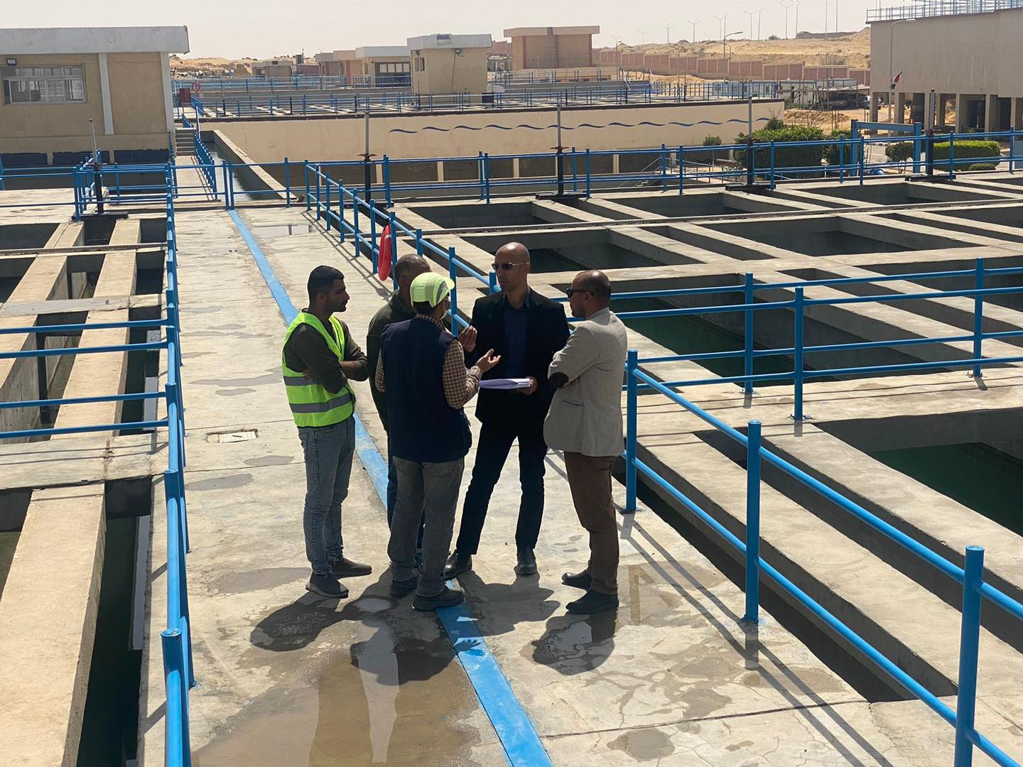 الجزار يتابع مشروعات محطات تنقية مياه الشرب بـ4 مدن جديدة