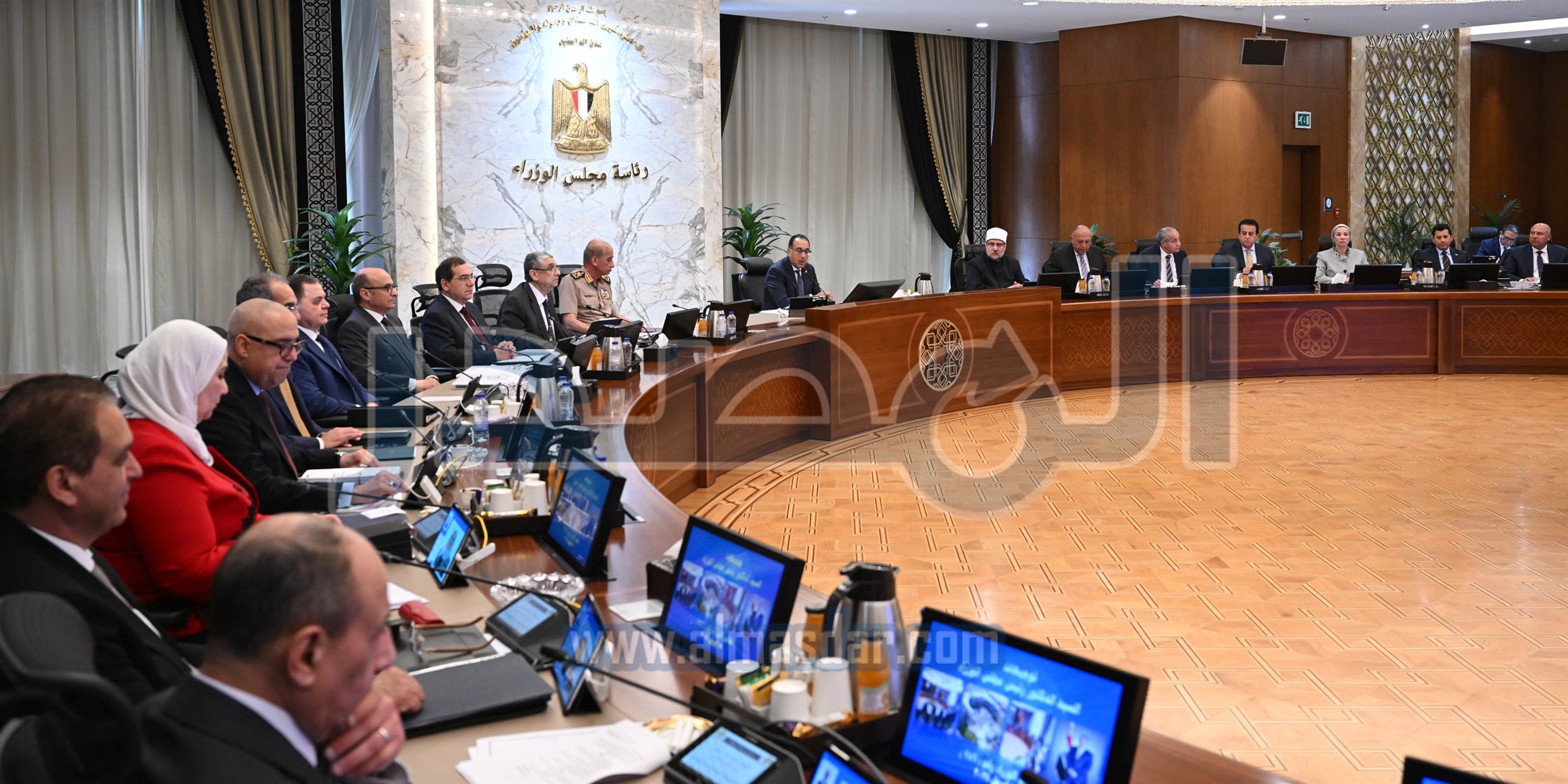 مجلس الوزراء يعقد اجتماعه الأسبوعي بالعاصمة الإدارية الجديدة