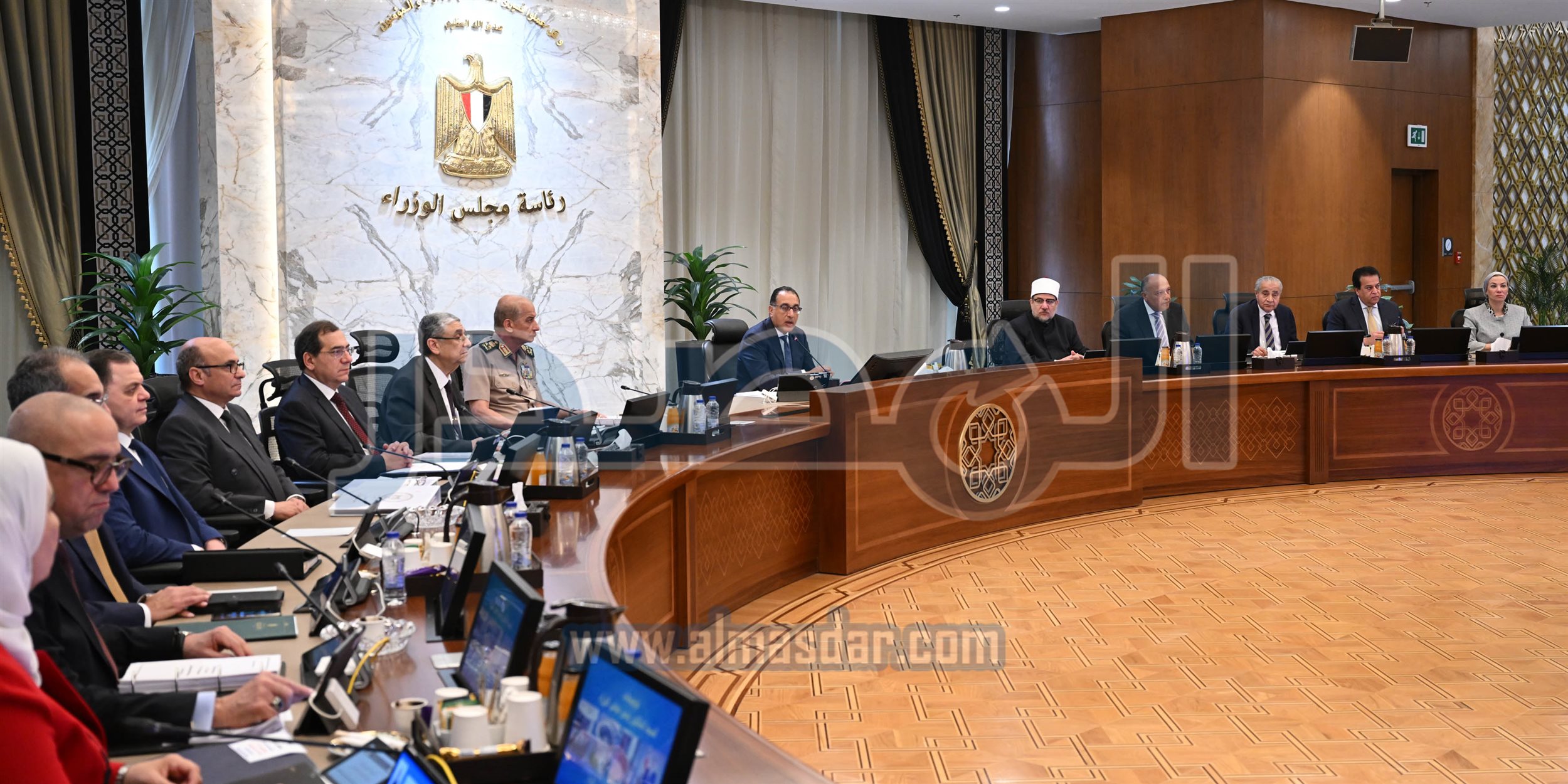 مجلس الوزراء يعقد اجتماعه الأسبوعي بالعاصمة الإدارية الجديدة