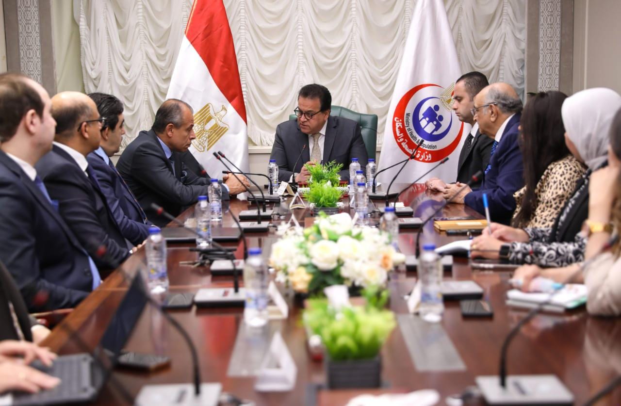 وزير الصحة يشهد توقيع اتفاقية تعاون مع جهاز التمثيل التجاري