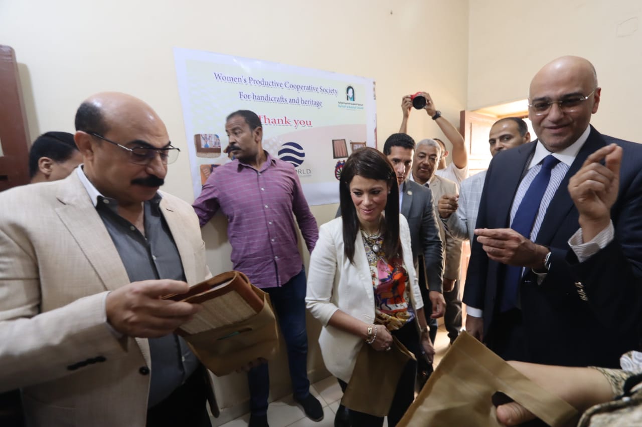 زيارة جهاز تنمية المشروعات و وفد من برنامج الأمم المتحدة الانمائي لمحافظة أسوان