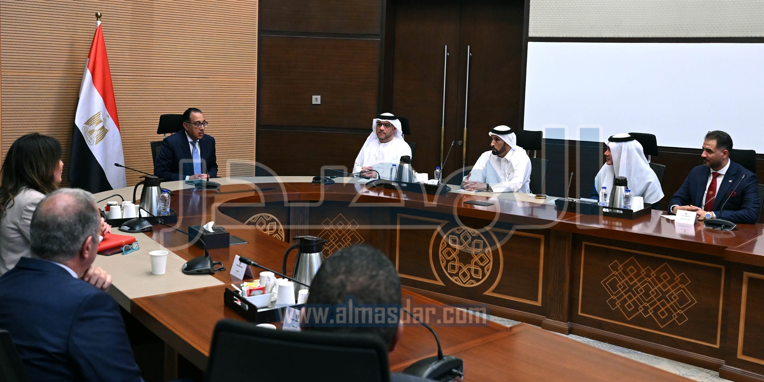 مدبولي في اجتماع مع مدير الديوان الأميري لإمارة الفجيرة