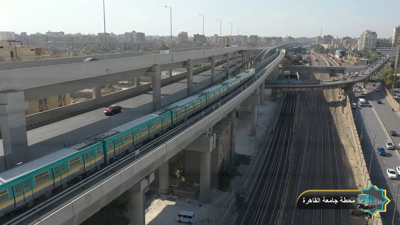 وزير النقل يقوم بزيارة تفقدية الخط الثالث لمترو أنفاق القاهرة الكبرى