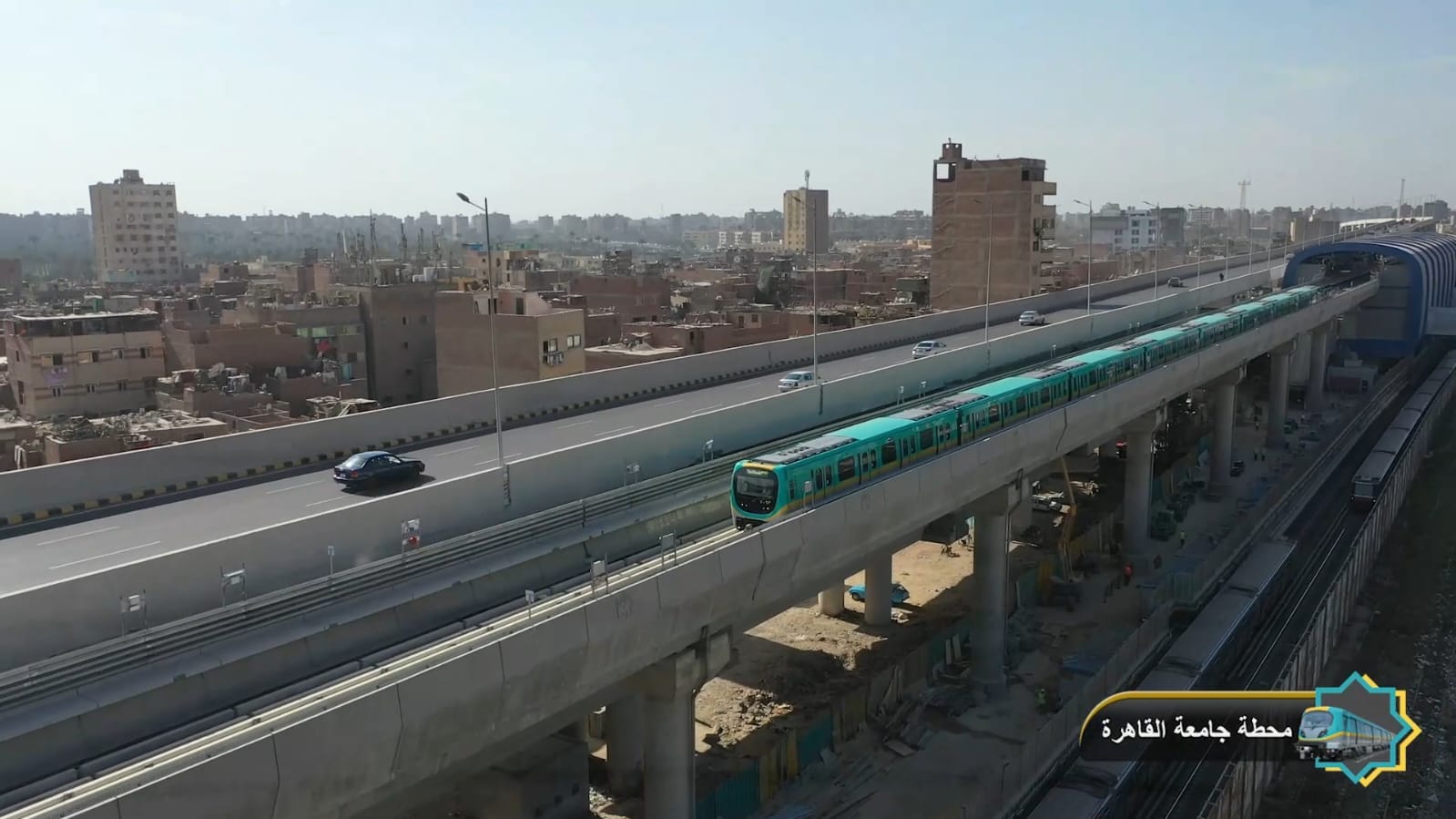 وزير النقل يقوم بزيارة تفقدية الخط الثالث لمترو أنفاق القاهرة الكبرى
