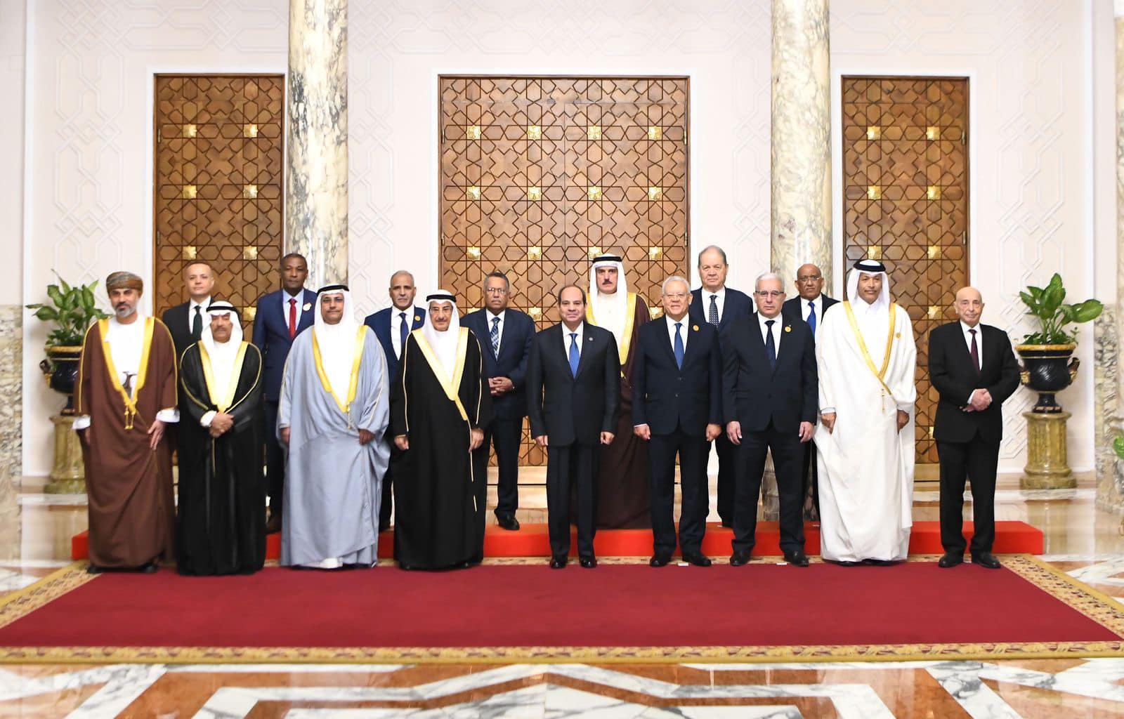 الرئيس السيسي يستقبل رؤساء المجالس والبرلمانات العربية