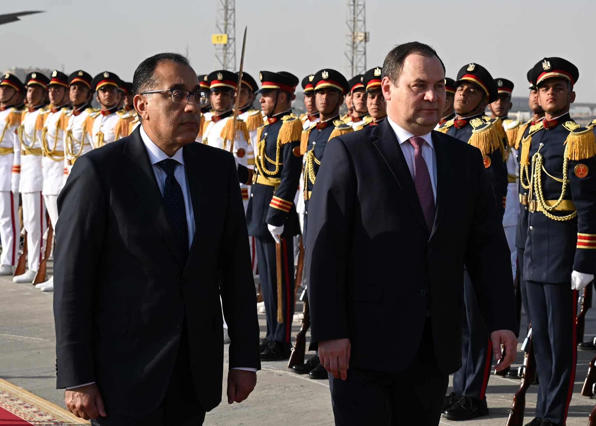 رئيس الوزراء يستقبل نظيره البيلاروسي