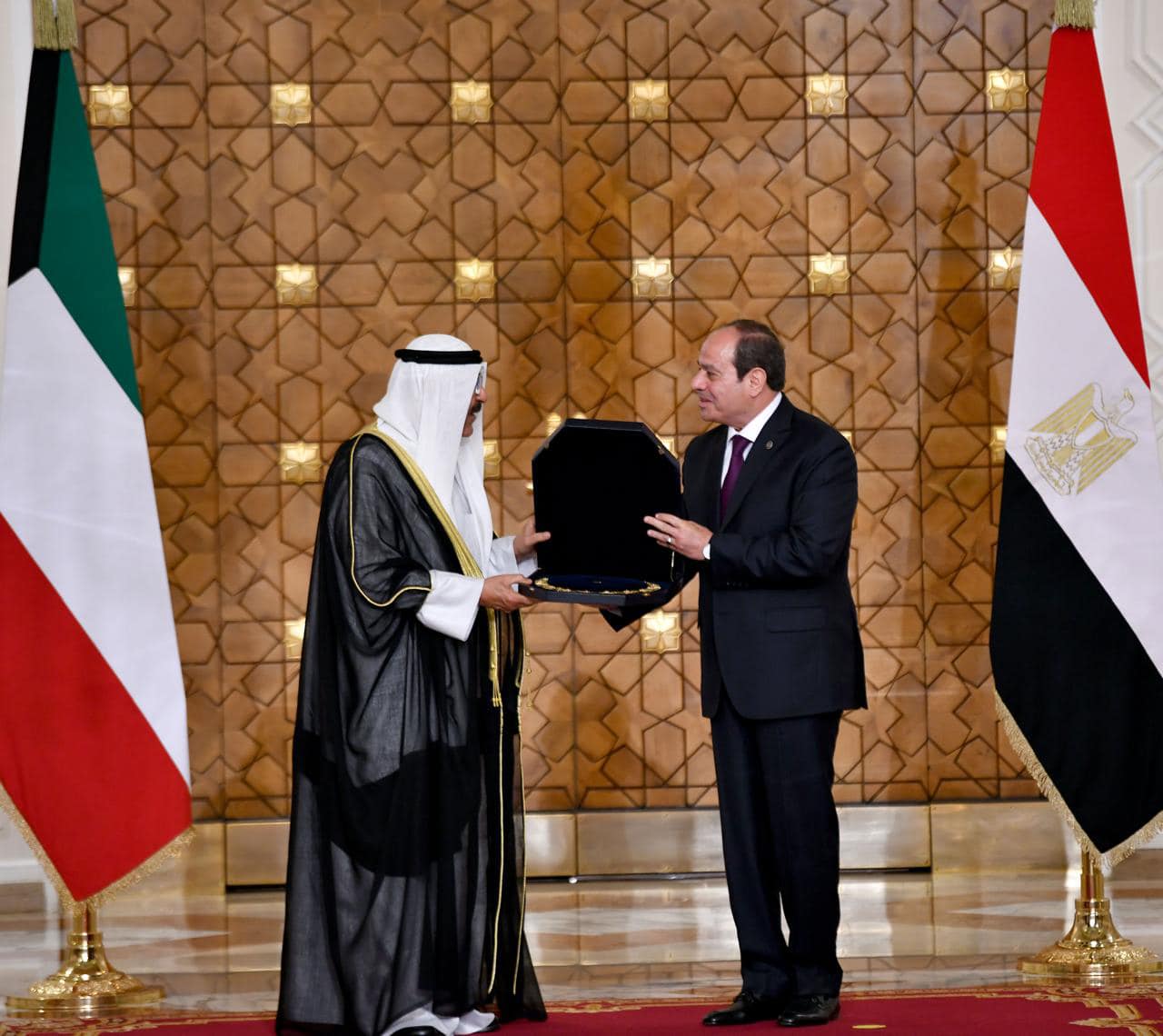 الرئيس السيسي وأمير الكويت