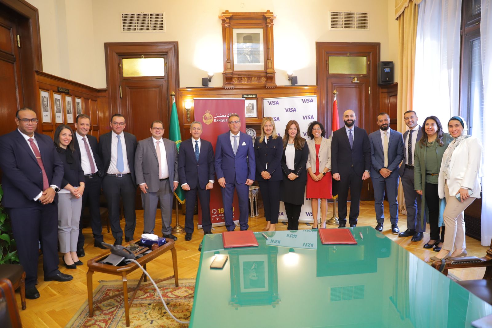 بنك مصر يوقع اتفاقية تعاون مع فيزا