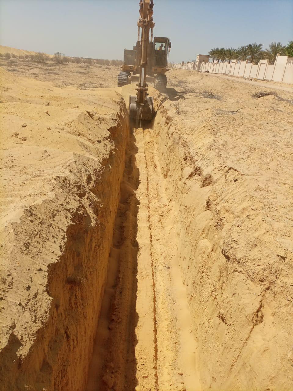 مشروعات الطرق والمرافق بمدينتي سفنكس الجديدة والشروق