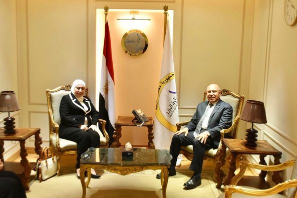 وزير النقل يستقبل نظيرته الأردنية