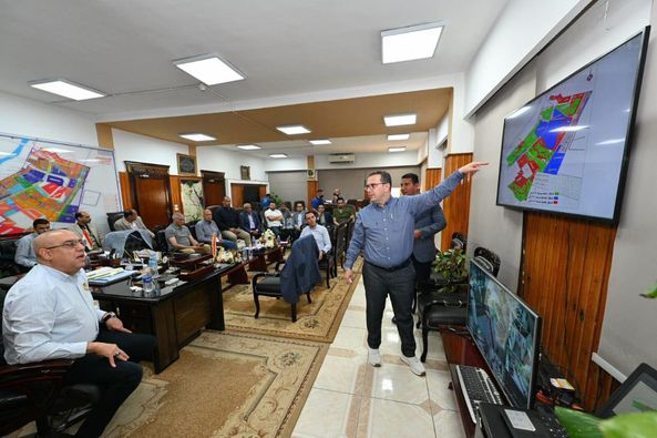 وزير الإسكان يعقد اجتماعاً بمقر جهاز مدينة بنى سويف الجديدة