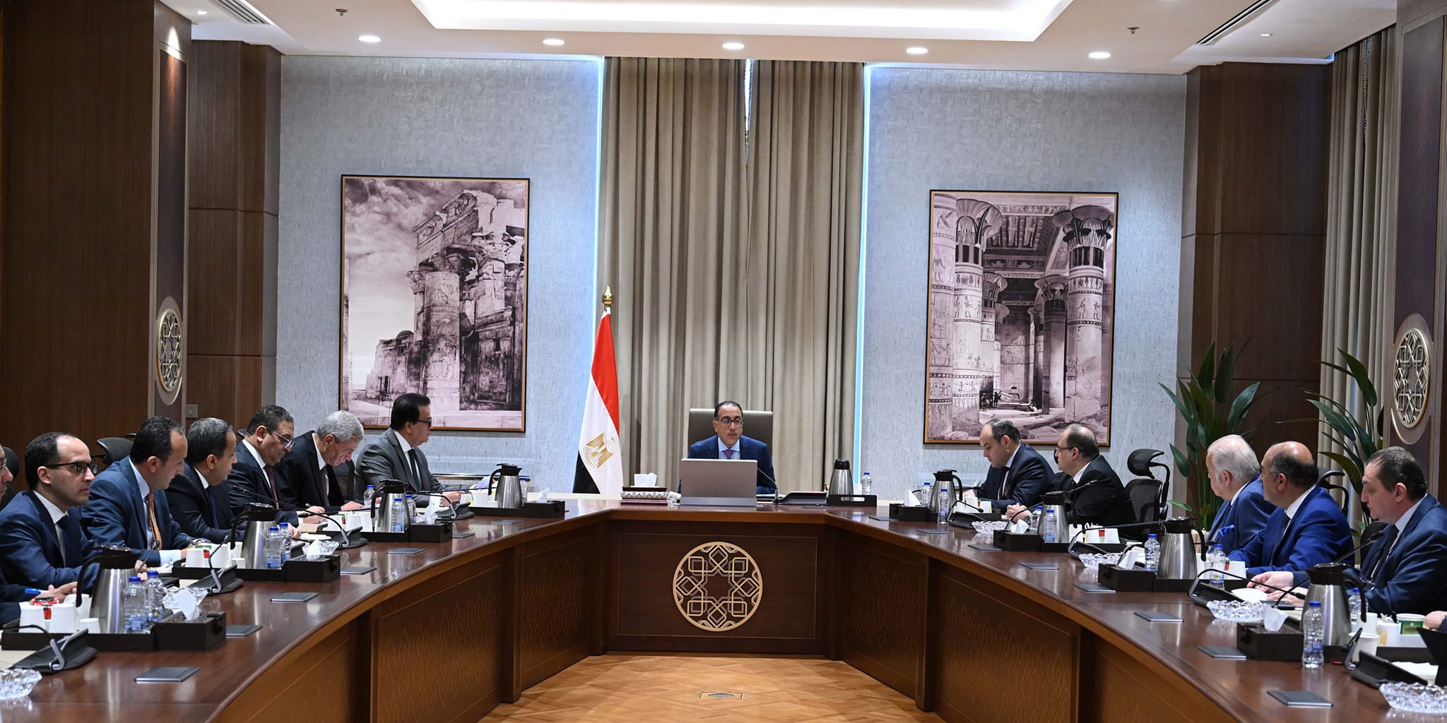 رئيس الوزراء مع ممثلي قطاع الدواء