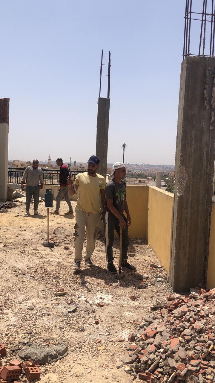 إزالة مخالفات بناء بالساحل الشمالي