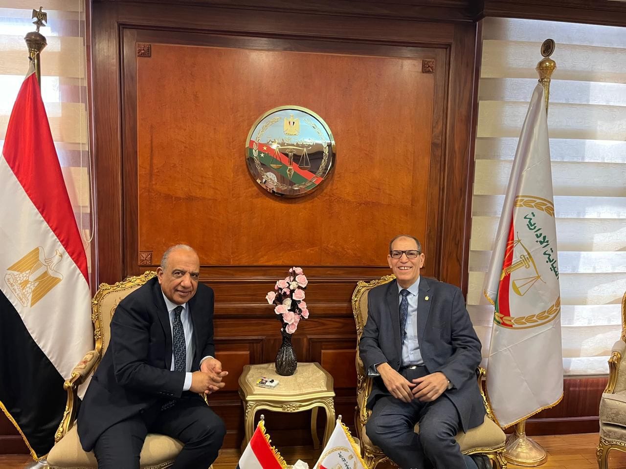 وزير قطاع الأعمال العام ورئيس هيئة النيابة الإدارية