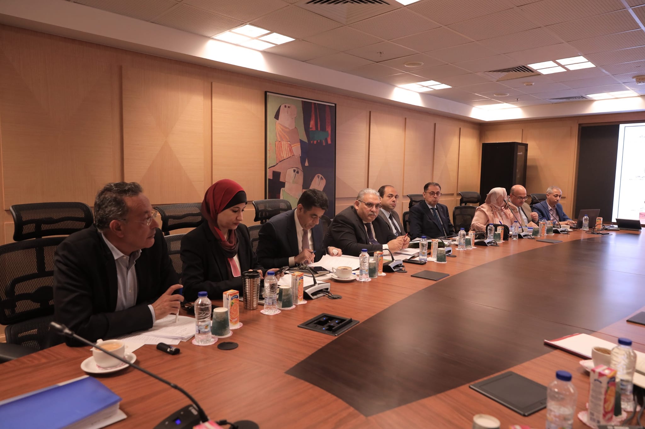 اجتماع مجلس إدارة المجلس الأعلى للآثار