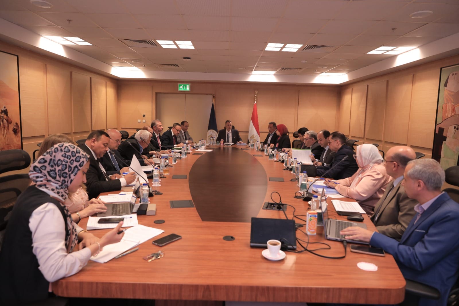 اجتماع مجلس إدارة المجلس الأعلى للآثار