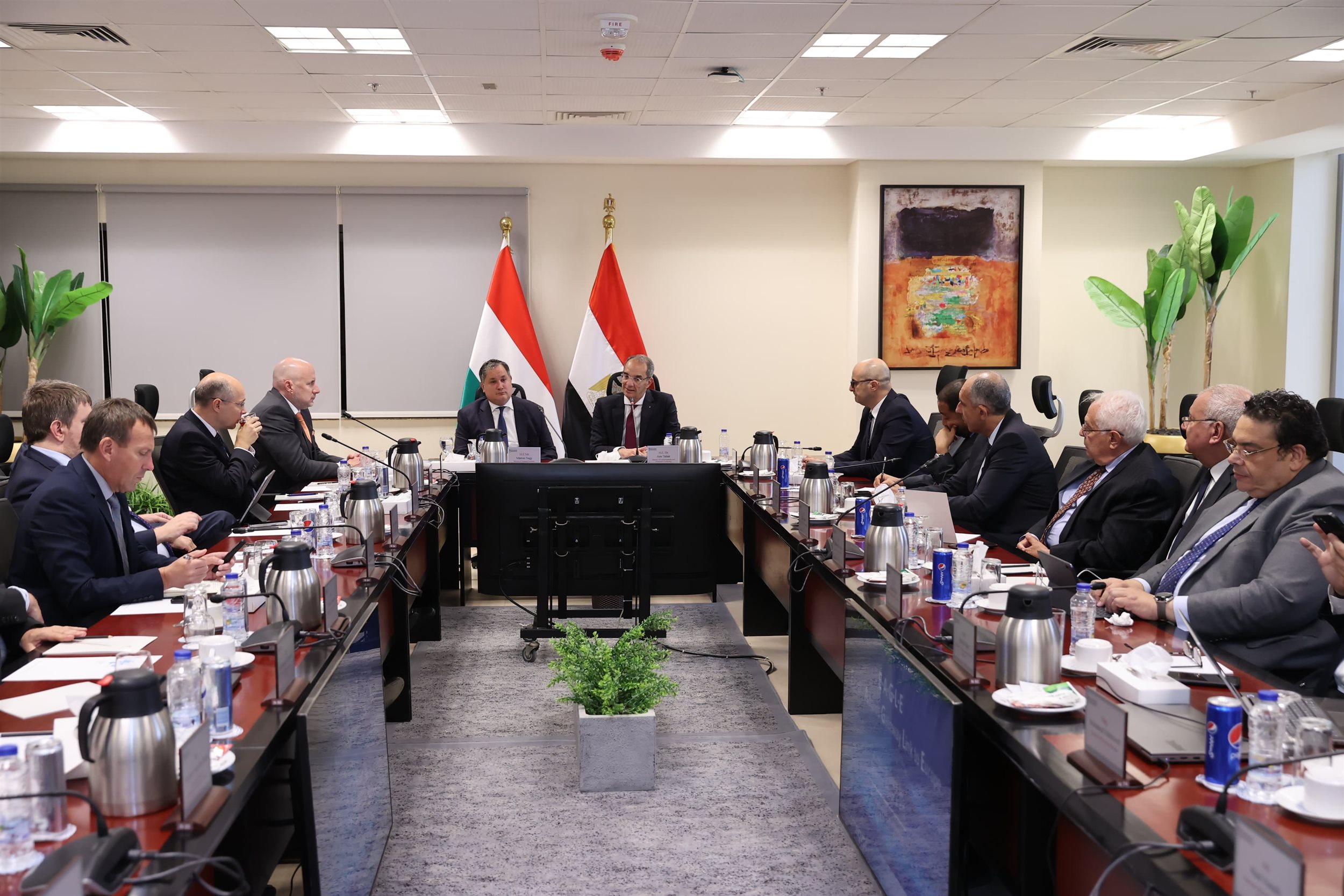 تعاون بين وزير الاتصالات ووزير الاقتصاد الوطنى المجرى