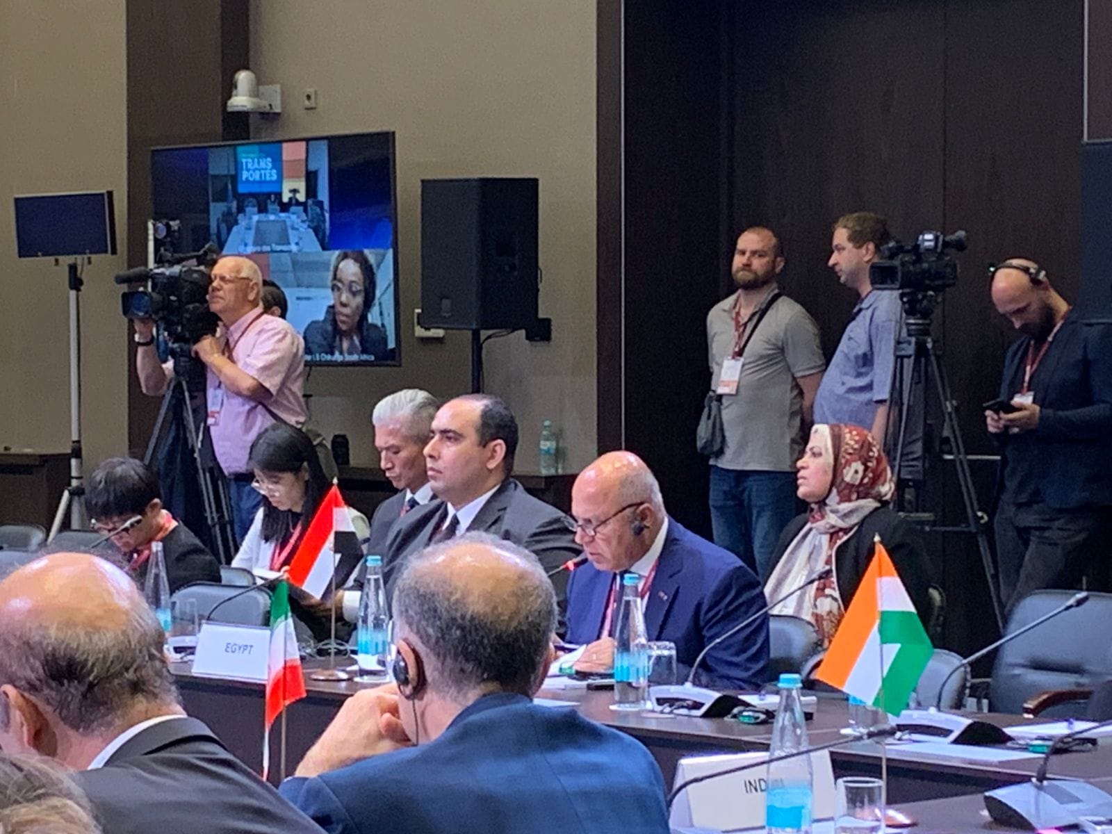 وزير النقل في الاجتماع الأول لوزراء النقل لدول تجمع البريكس