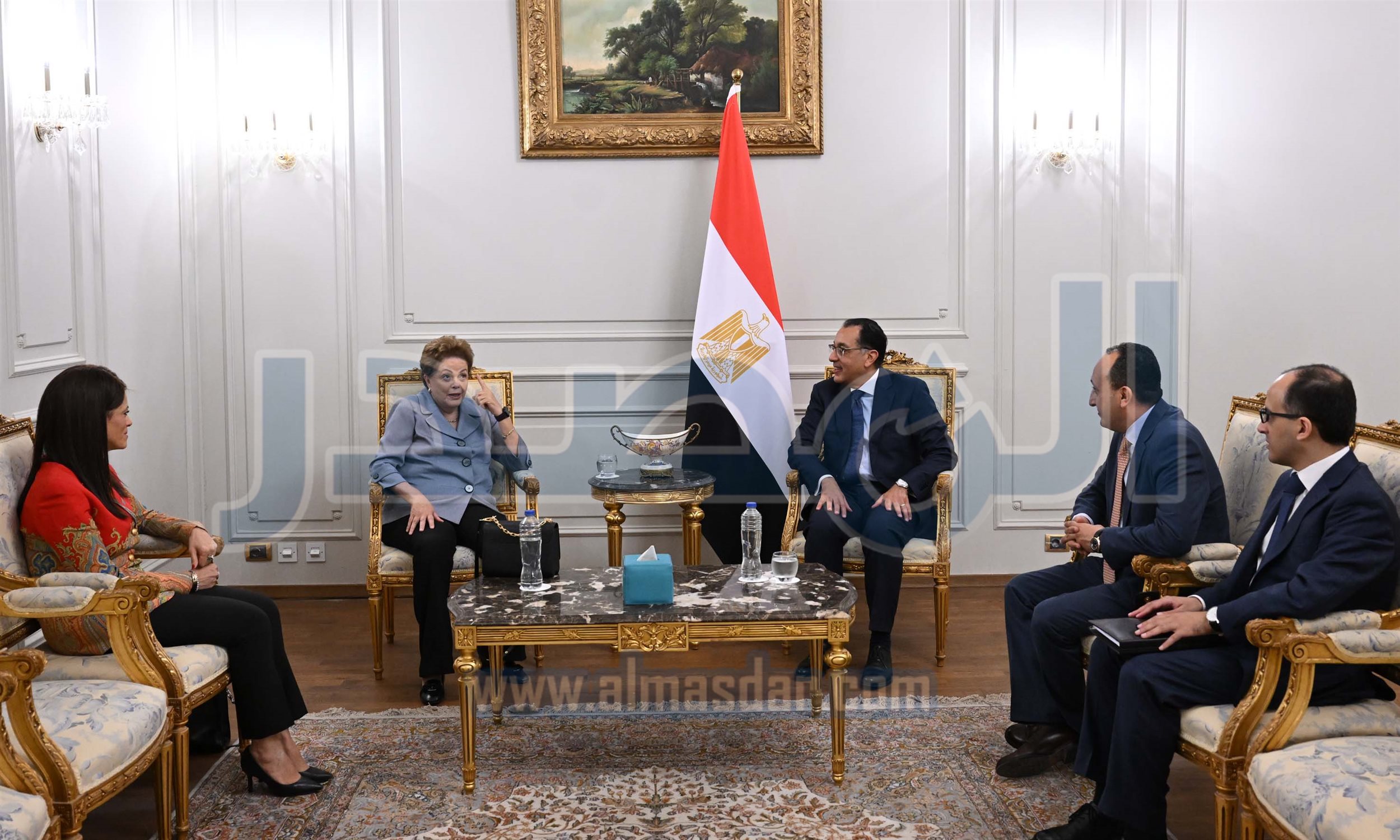 مدبولى يلتقي رئيسة بنك التنمية الجديد التابع لتجمع البريكس