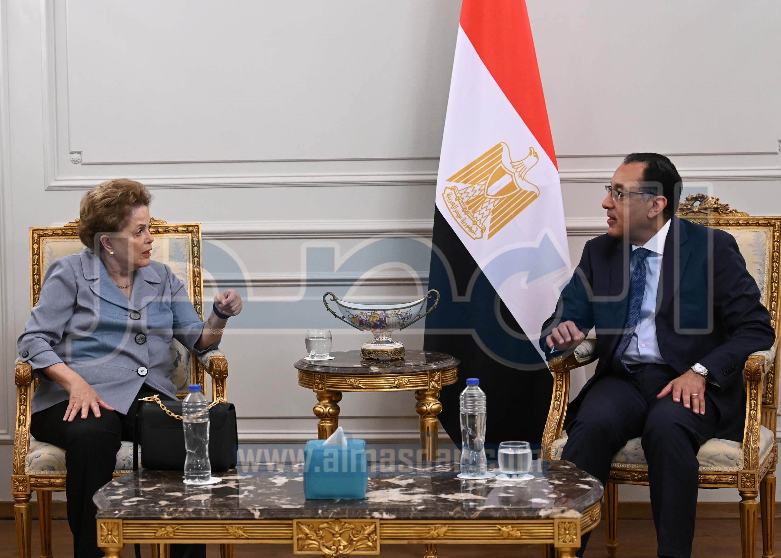 مدبولى يلتقي رئيسة بنك التنمية الجديد التابع لتجمع البريكس