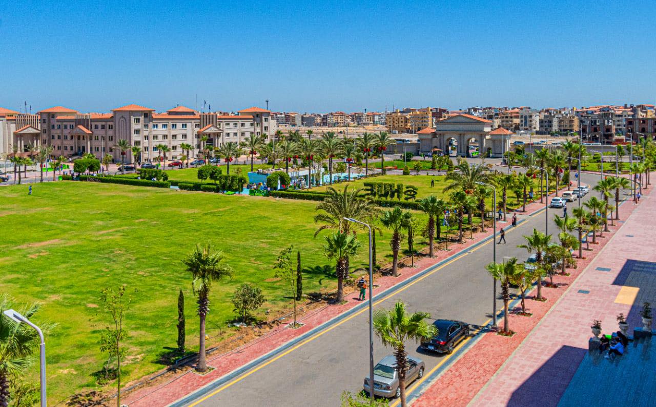 زراعة أكثر من مليون م2 مسطحات خضراء فى دمياط الجديدة