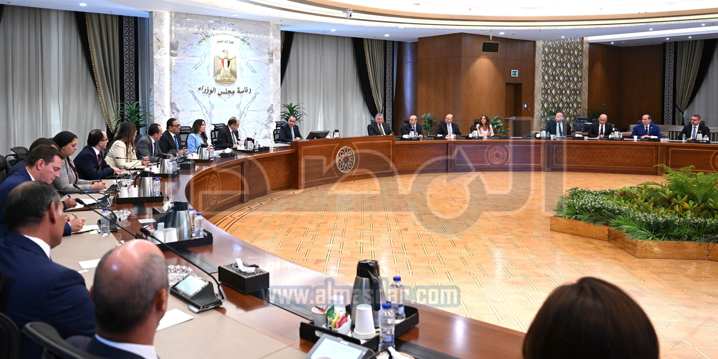 رئيس الوزراء يلتقي أعضاء غرفة التجارة والصناعة الفرنسية