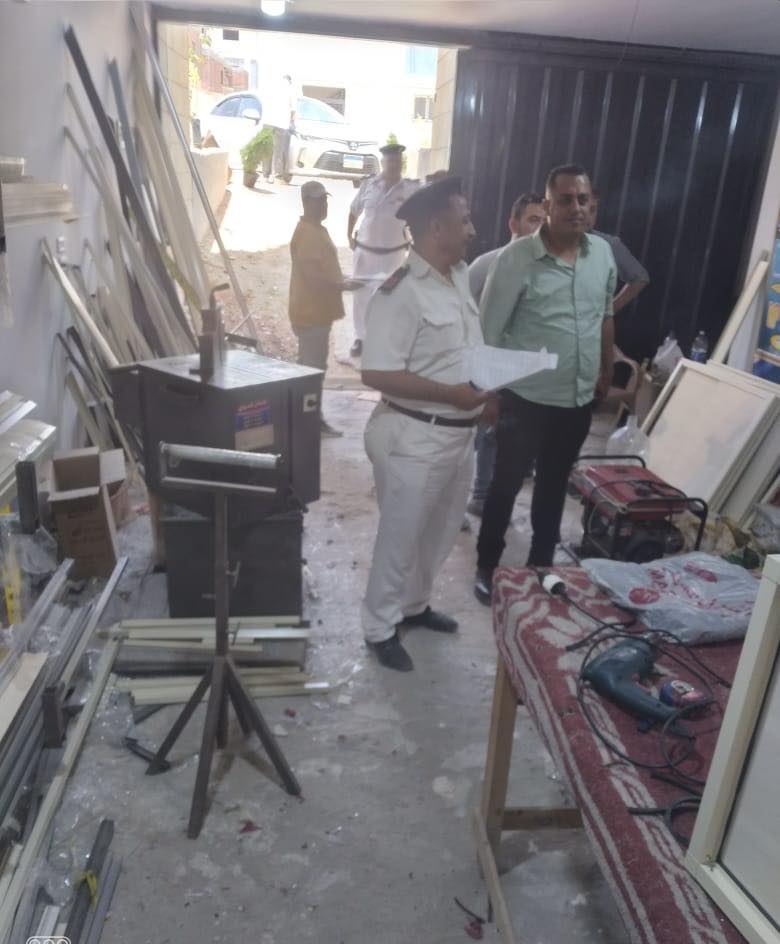 إيقاف وإزالة مخالفات بناء ورفع إشغالات وظواهر عشوائية