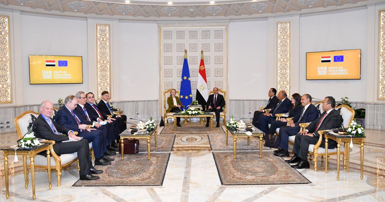 الرئيس عبد الفتاح السيسي يستقبل اليوم رئيسة المفوضية الأوروبية
