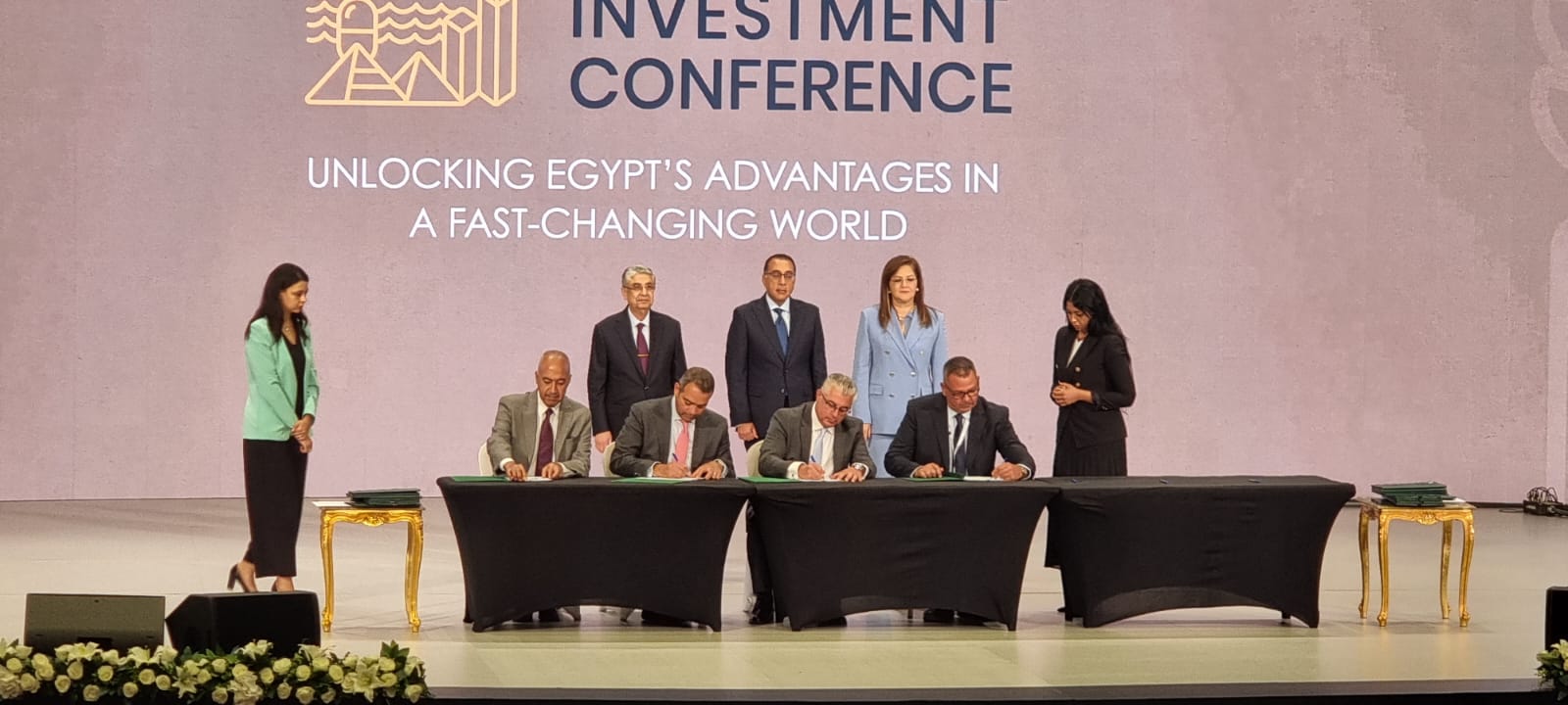 مدبولي يشهد توقيع 4 اتفاقات إطارية لإنتاج الأمونيا الخضراء