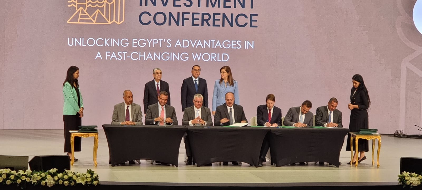 مدبولي يشهد توقيع 4 اتفاقات إطارية لإنتاج الأمونيا الخضراء