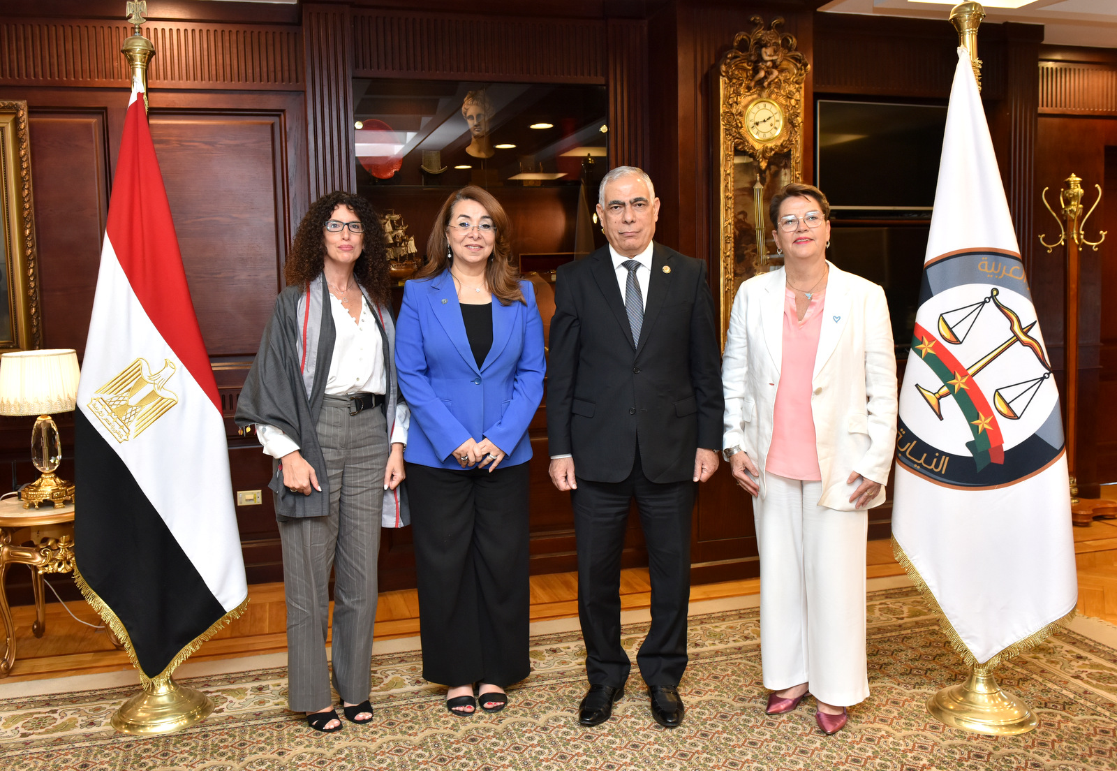 النائب العام مع المديرة التنفيذية لمكتب الأمم المتحدة