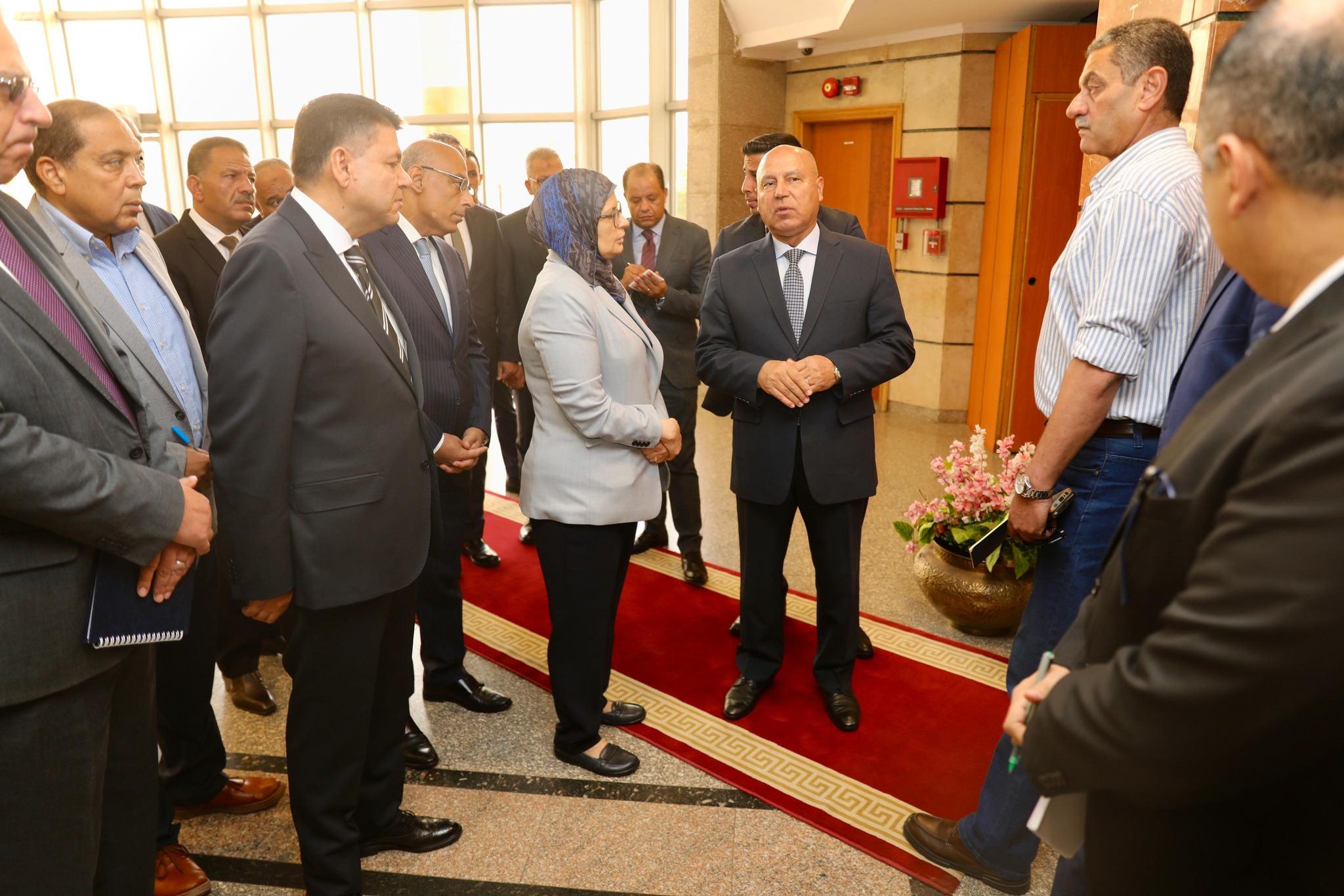 الوزير يزور المقر الرئيسي للهيئة العامة للتنمية الصناعية