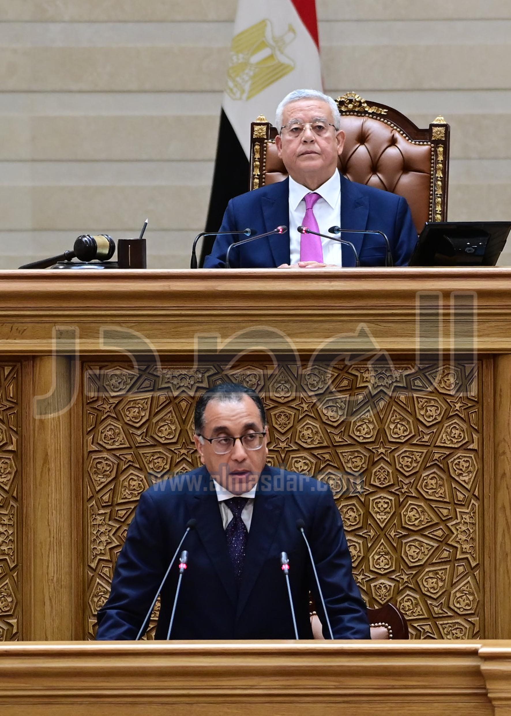 مدبولي يلقي بيان الحكومة أمام مجلس النواب بمقر البرلمان