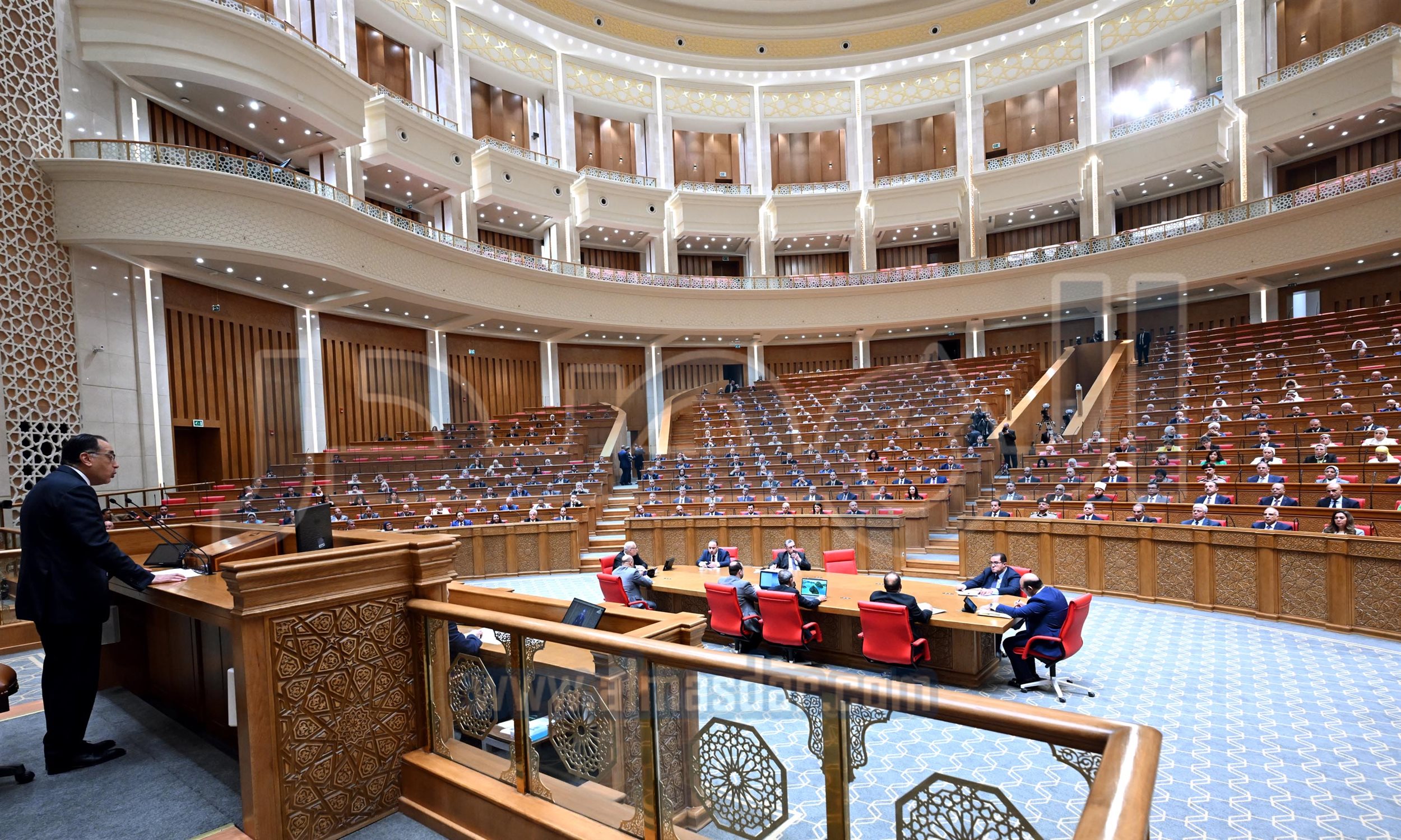 مدبولي يلقي بيان الحكومة أمام مجلس النواب بمقر البرلمان