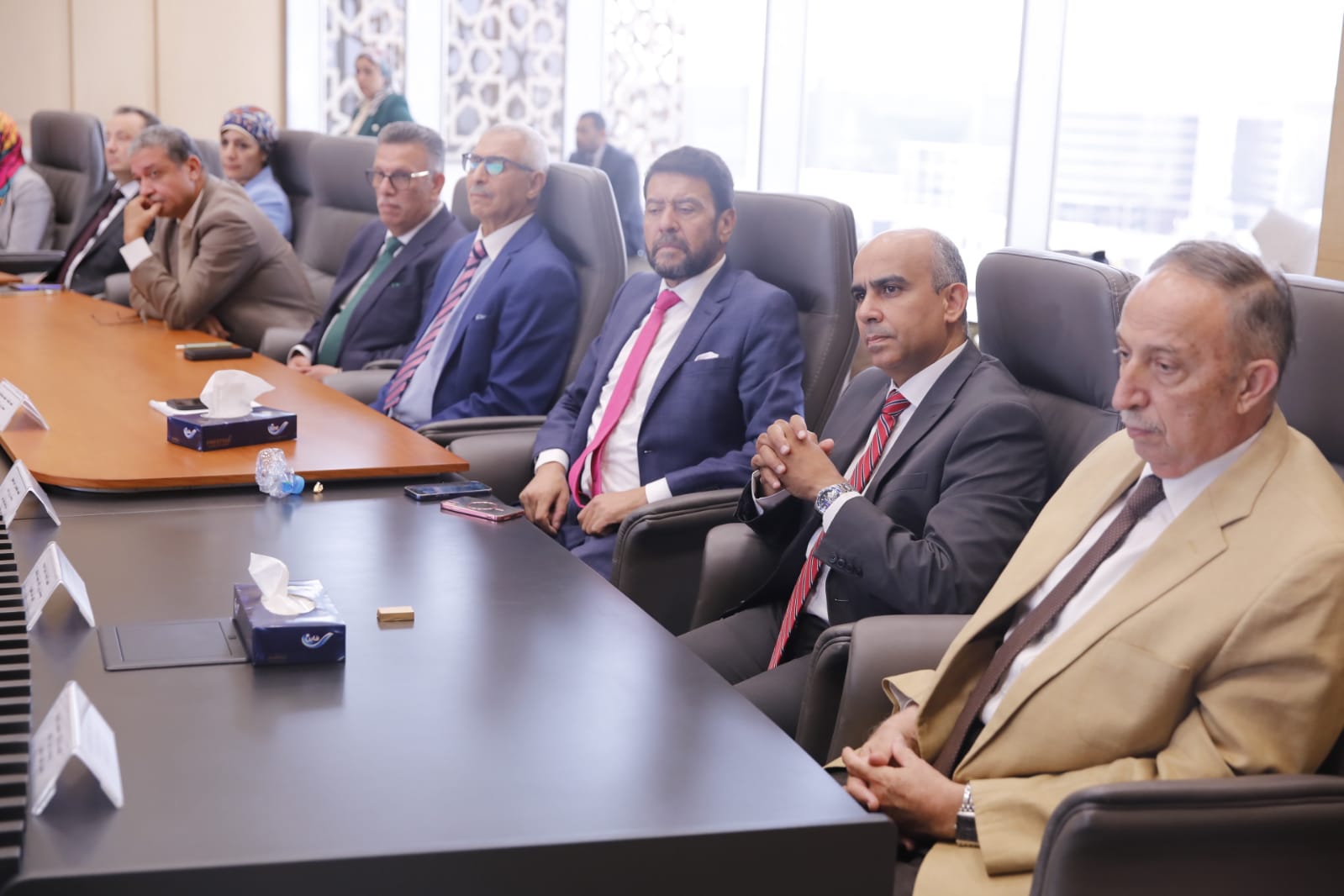 أحمد كجوك وزير المالية الجديد فى أول لقاء بقيادات الوزارة