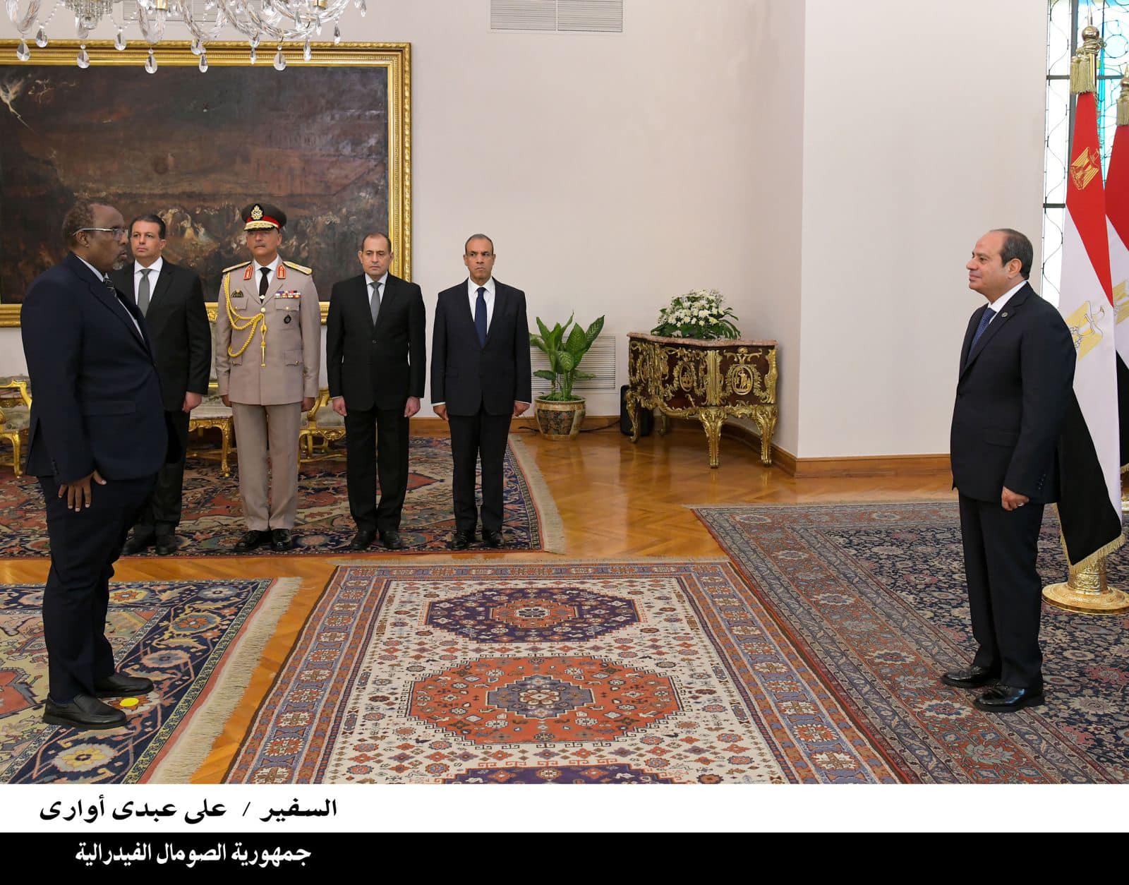الرئيس السيسي يتسلم أوراق اعتماد 12 سفيرا جديدا لدى مصر