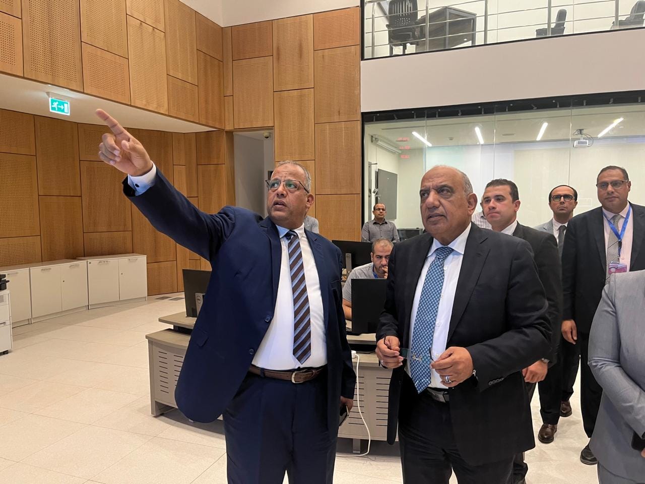وزير الكهرباء يتفقد المركز القومي الجديد للتحكم فى الطاقة
