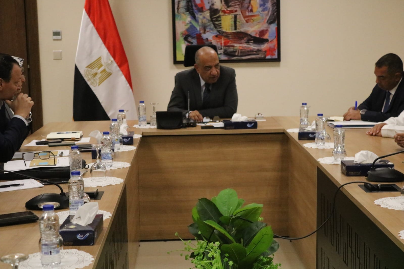 وزير الكهرباء مع تحالف مصدر -حسن علام- إنفينيتي باور