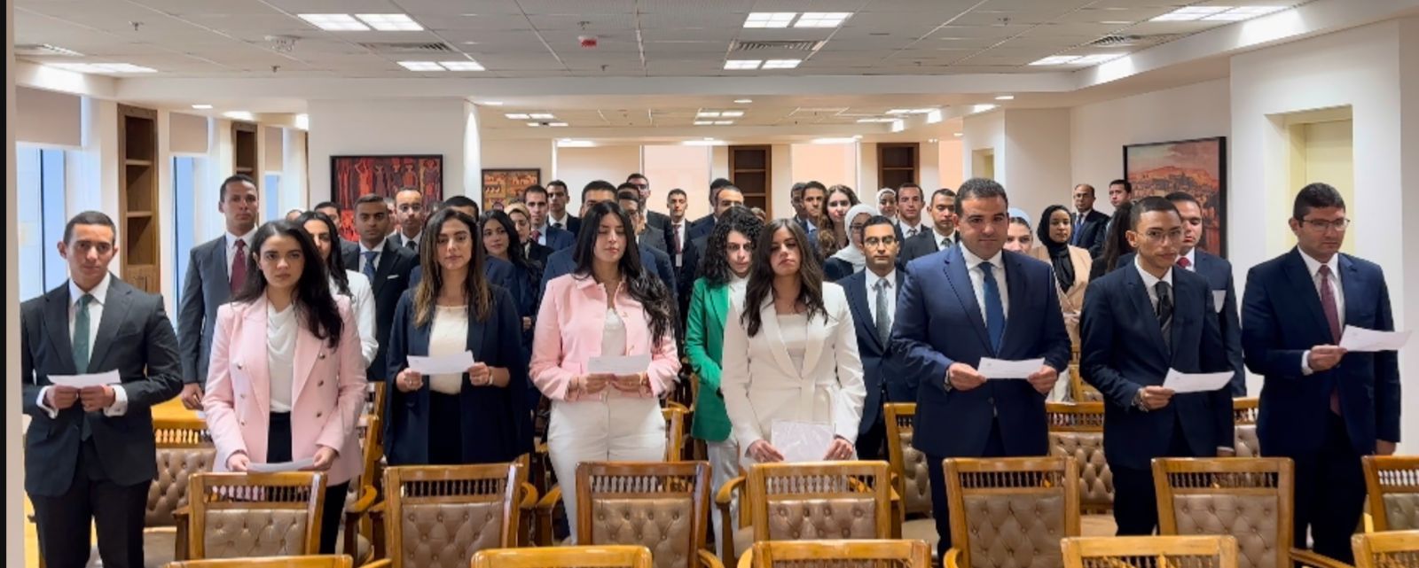 أداء القسم للدفعة الجديدة من الملحقين الدبلوماسيين