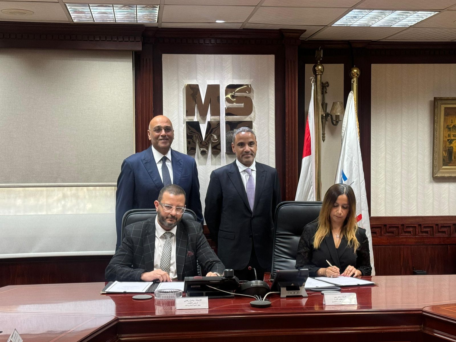 بروتوكول تعاون�بين شركة جلوبال كورب وجهاز تنمية المشروعات