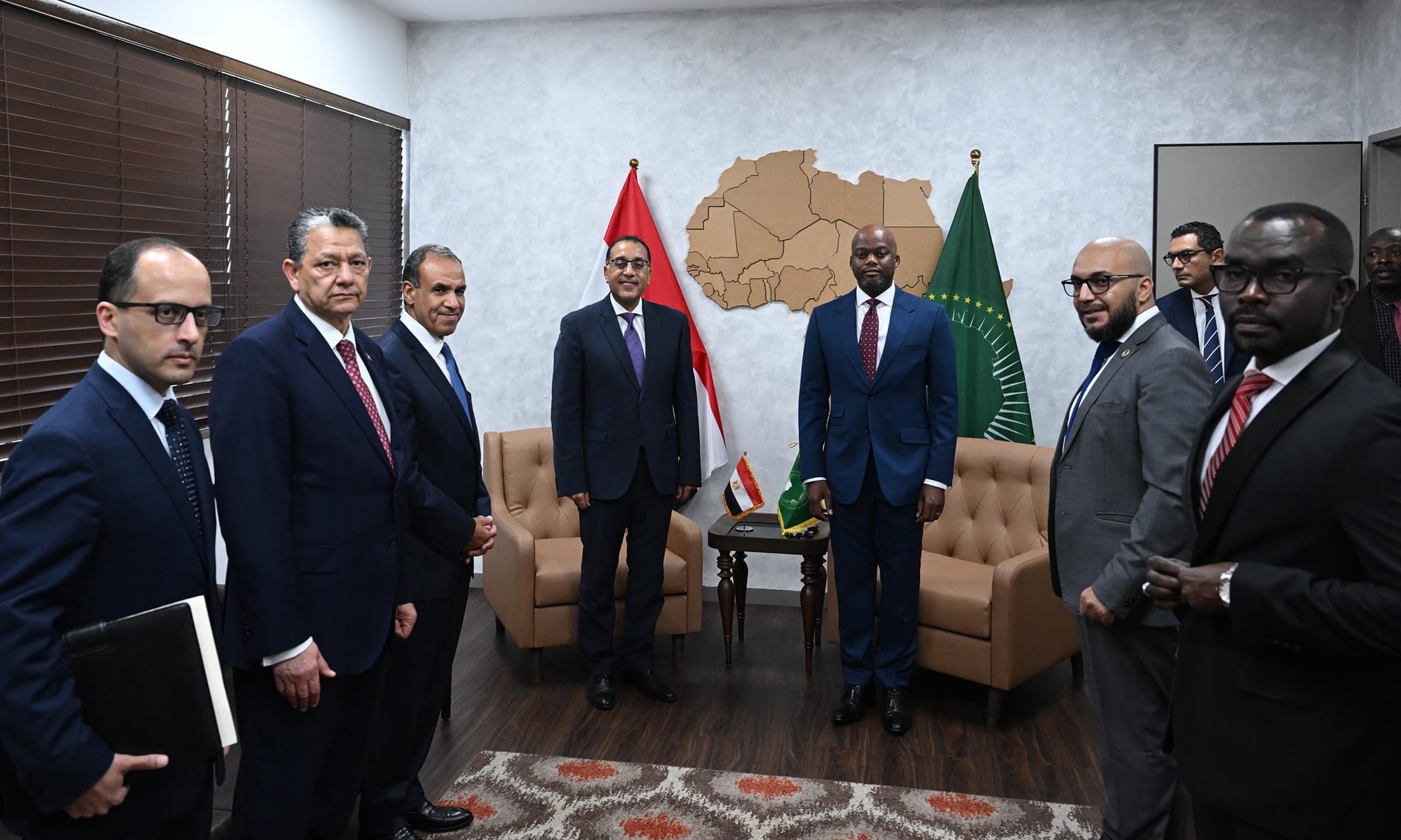 رئيس الوزراء يلتقي سكرتير عام اتفاقية التجارة الحرة القارية الأفريقية