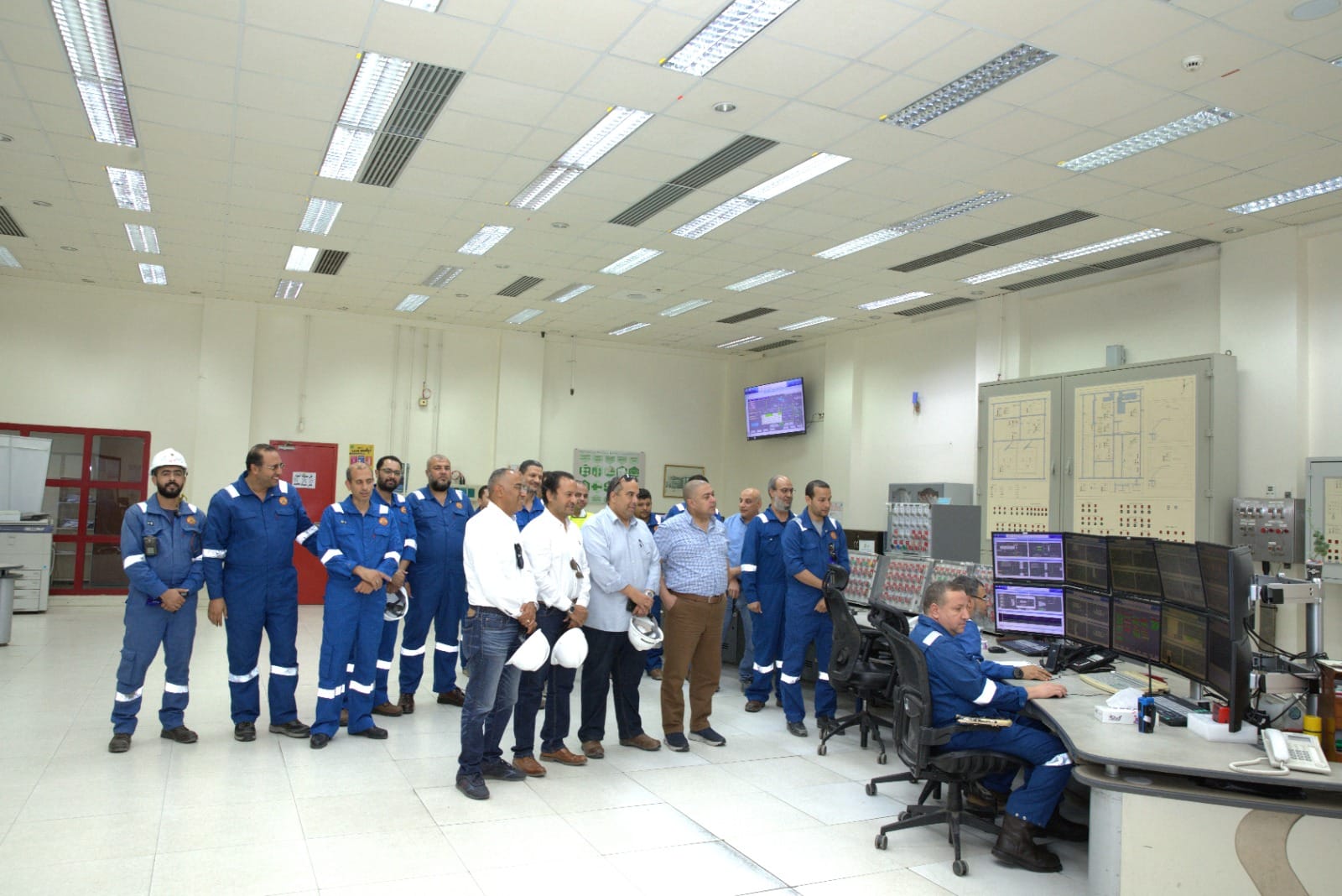 جولة تفقدية لحقول شركة رشيد للبترول بمنطقة إدكو