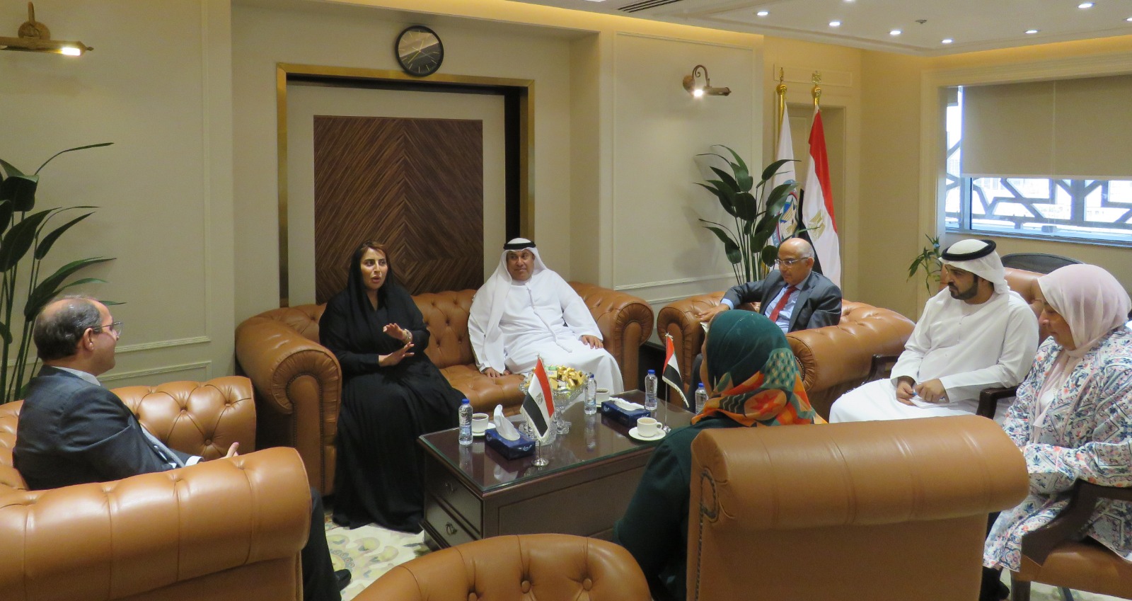 لقاء وزير المالية مع سفيرة دولة الإمارات بالقاهرة