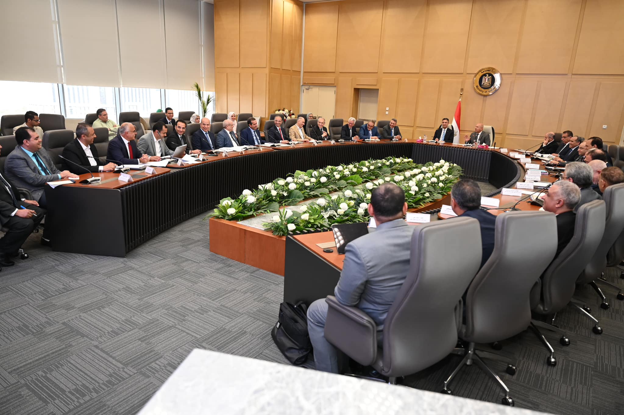 لقاء وزير الصناعة والنقل مع وزير التموين