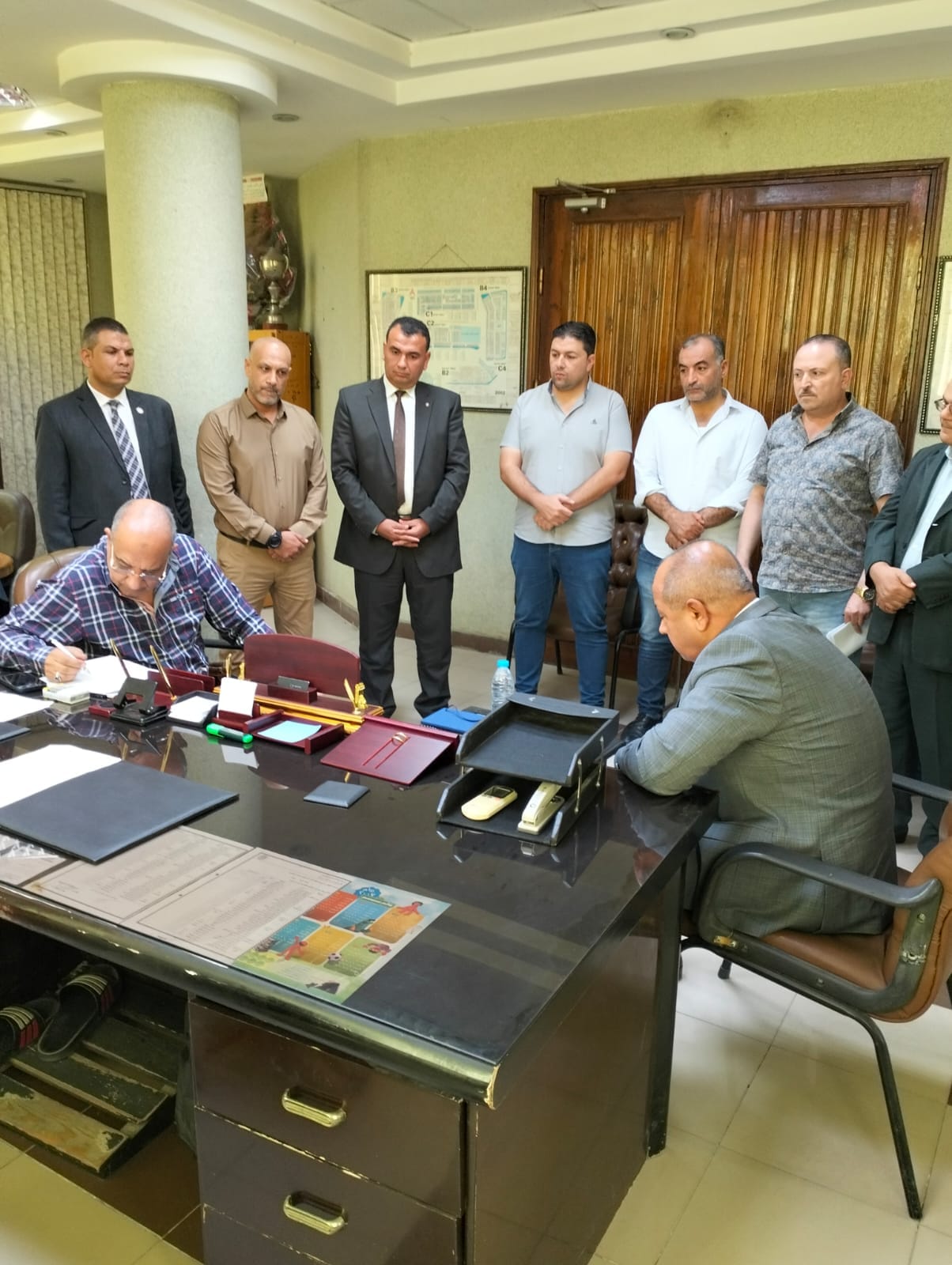 عصمت يتفقد قطاع شبكات المدن الجديدة بالعاشر من رمضان