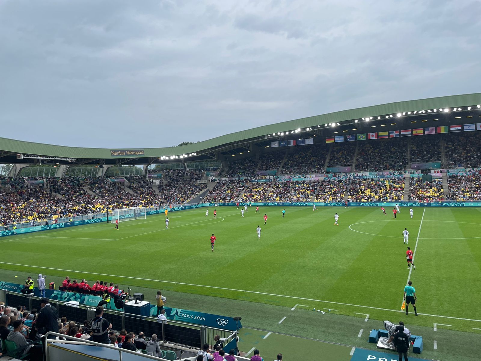 مباراة المنتخب الاولمبي لكرة القدم مع اوزبكستان