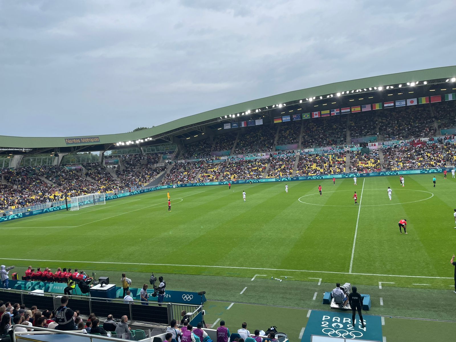 مباراة المنتخب الاولمبي لكرة القدم مع اوزبكستان