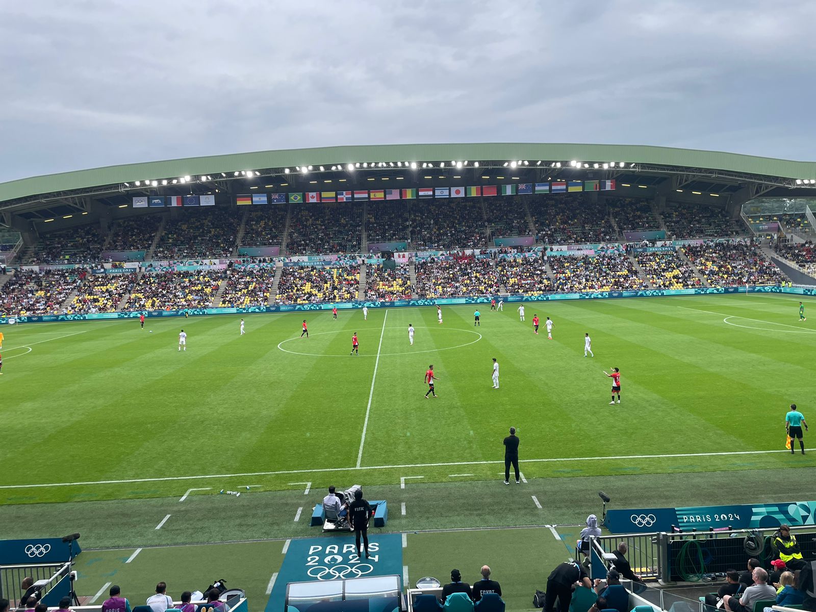 مباراة المنتخب الاولمبي لكرة القدم مع اوزبكستان