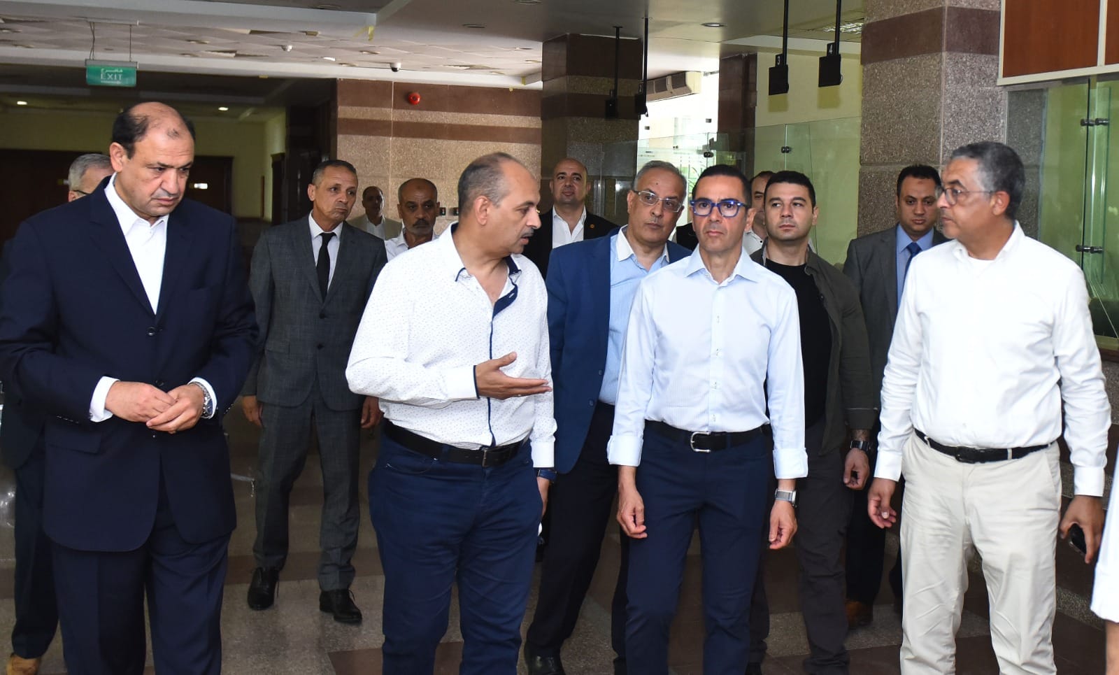 وزير الاستثمار يتفقد التوسعات صديقة البيئة بالمنطقة الحرة