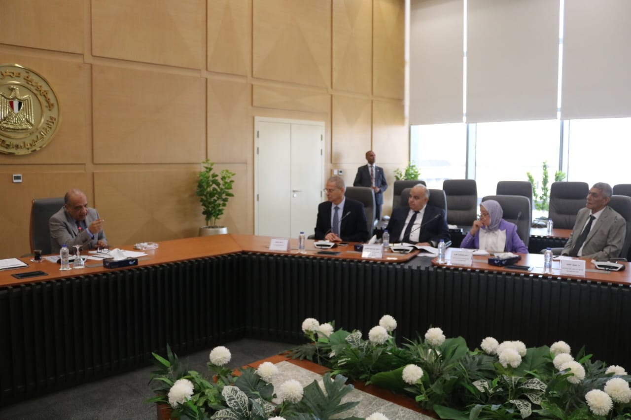 وزير الكهرباء مع قيادات الوزارة والشركة القابضة لكهرباء مصر